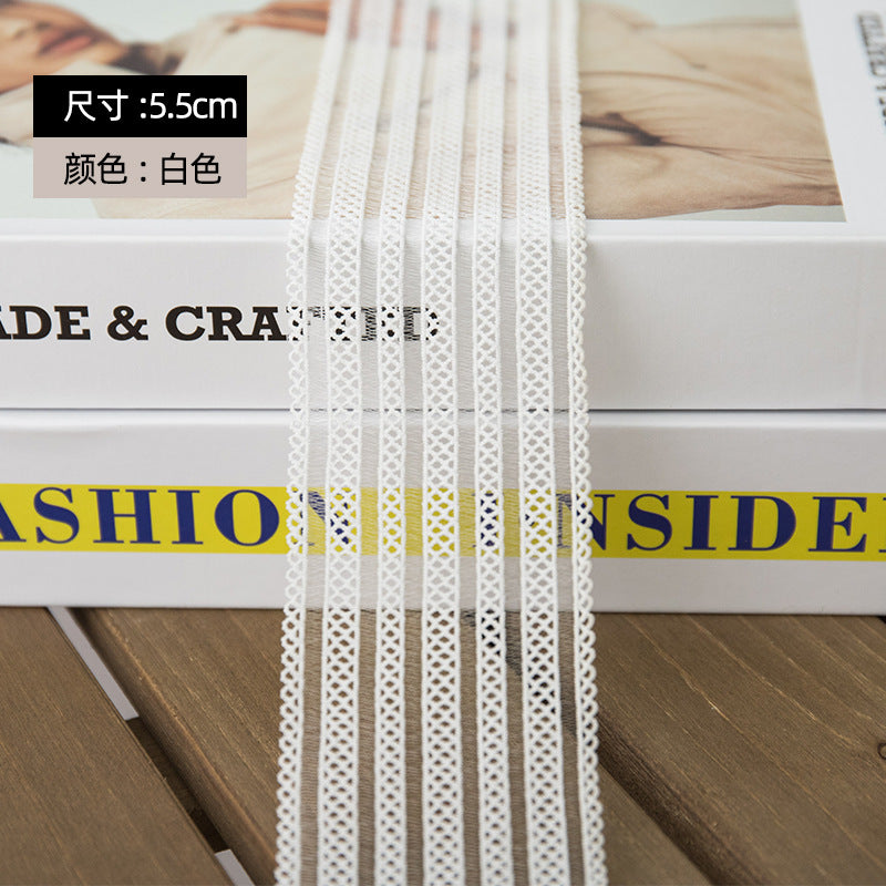FREEDOMBEAUTY | Manufacturer supplies 2-7 cm soft elastic checkered fish ribbon, clothing women's neckline cuffs waist elastic band