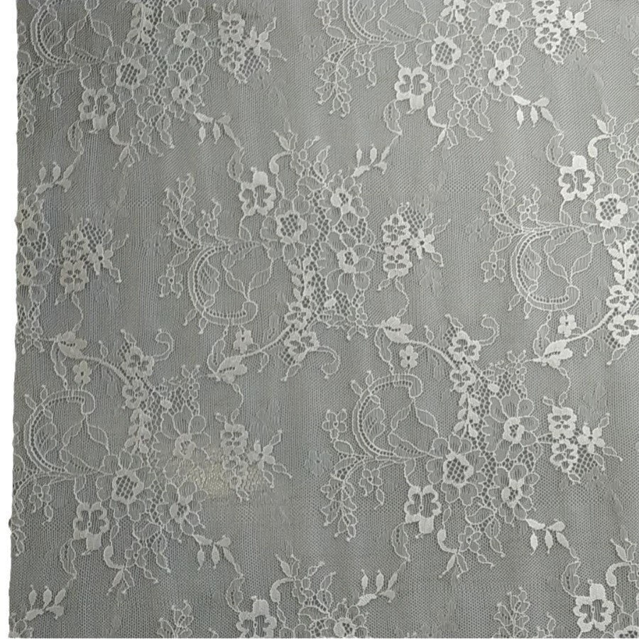 freedombeauty|New Nylon Lace Fabric Lightweight Soft Skin-friendly Double-sided Stretch Trim Rose Flower Women's Base Layer Underwear Fabric