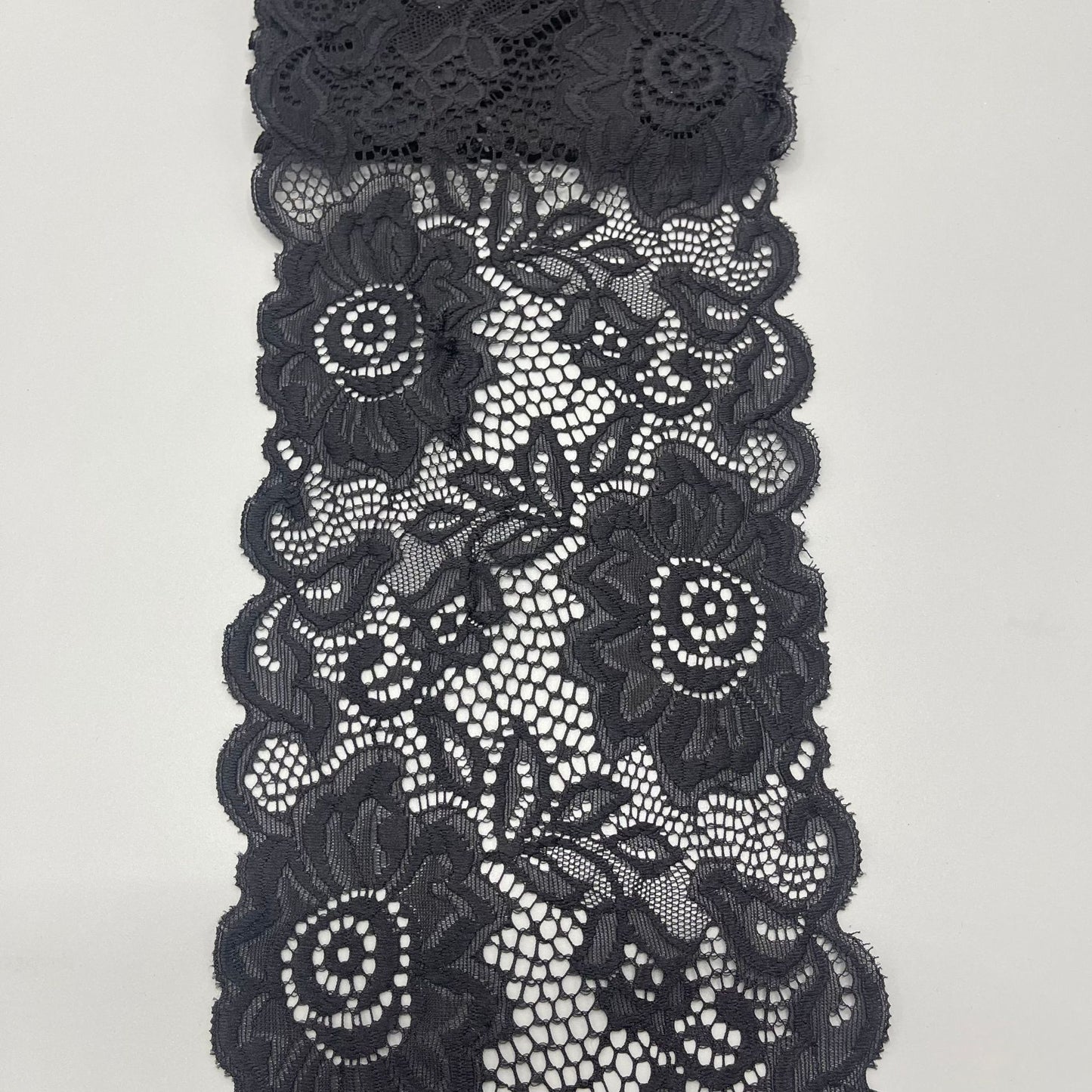 freedombeauty|14cm Lace High-end Wedding Dress Lace Trim White Hollow Lace Nylon Handmade Custom