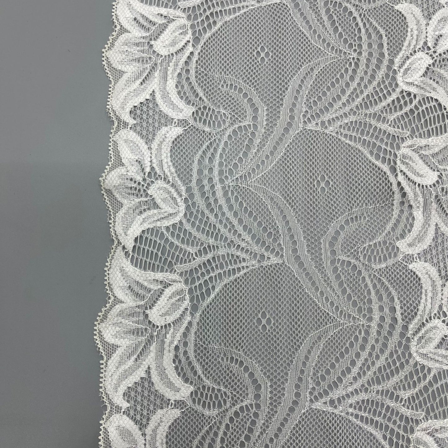 freedombeauty|18cm High-Quality White Stretch Lace Trim Nylon Wedding Dress Hollow Out Accessories Design Purchase