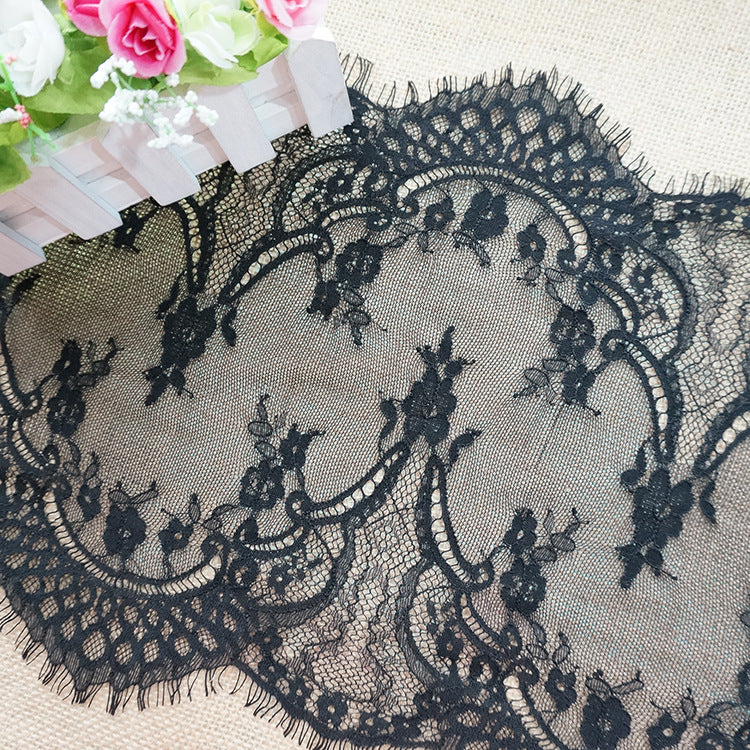FREEDOMBEAUTY | 28cm lace lace, accessory eyelash lace, factory direct sales full nylon lace lace