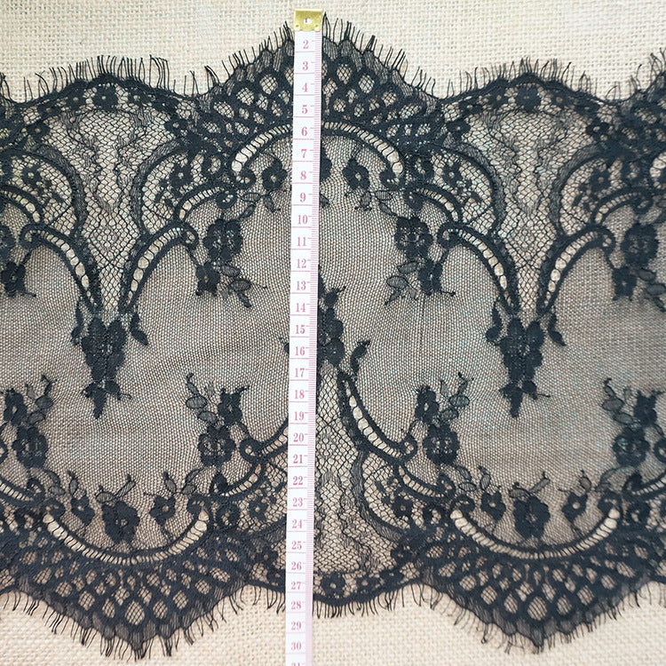 FREEDOMBEAUTY | 28cm lace lace, accessory eyelash lace, factory direct sales full nylon lace lace