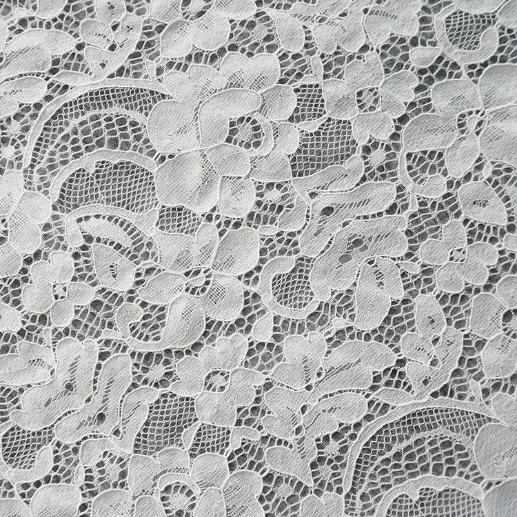 FREEDOMBEAUTY | 63cm warp knitted strand lace lace, bone thread women's wedding dress material lace