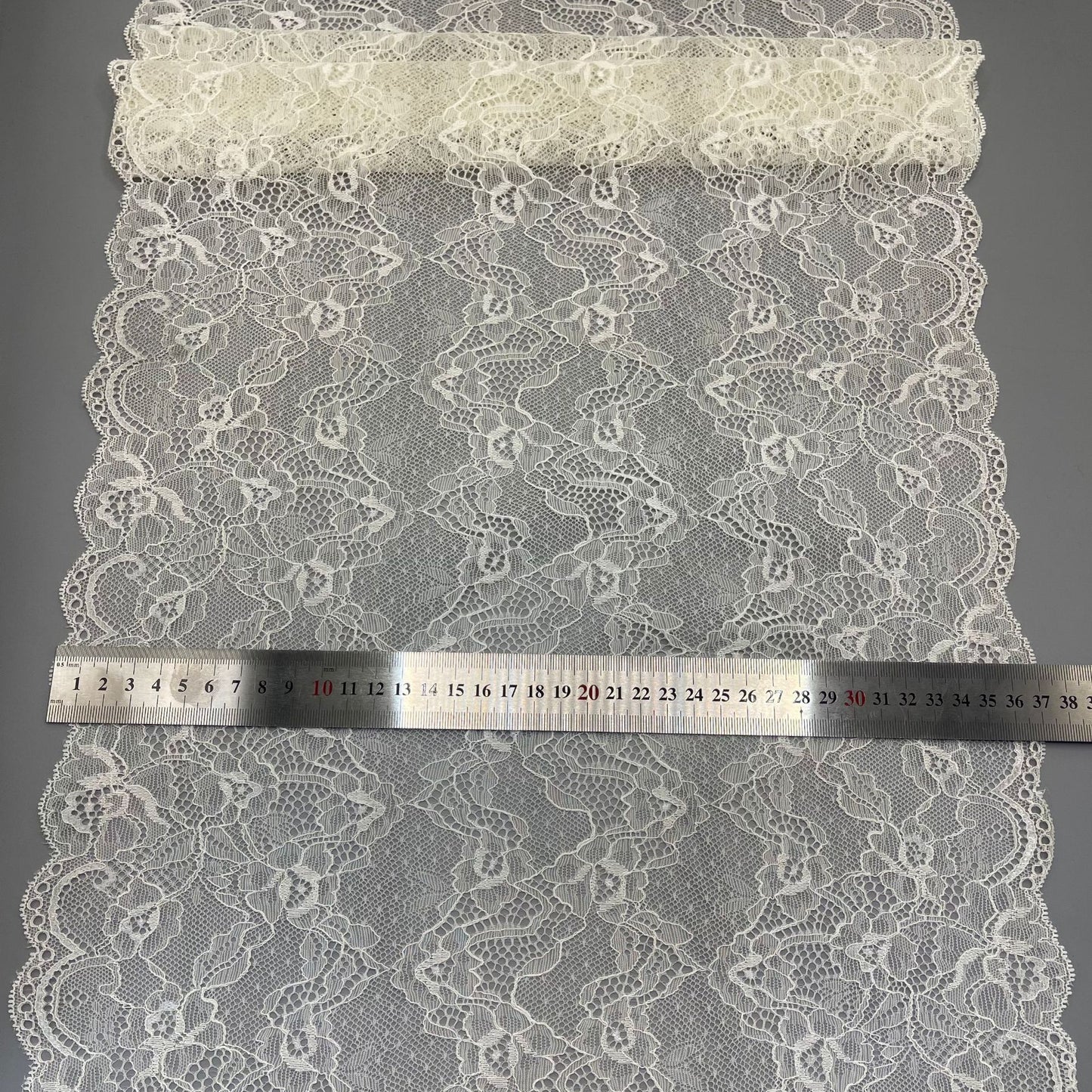 freedombeauty|35CM High Elastic Lace Trim for Lingerie Skirts Gloves Socks Bags Accessories