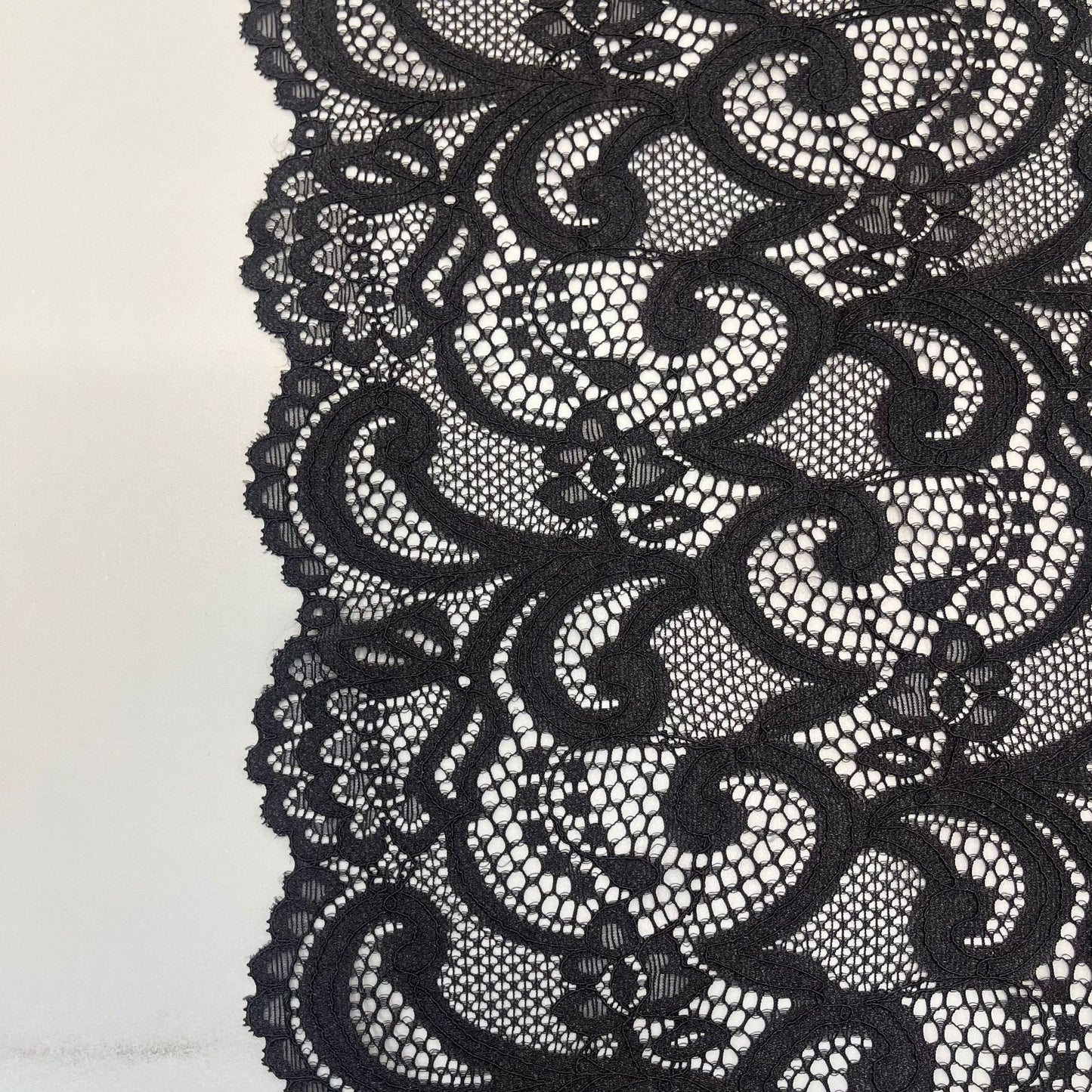 freedombeauty|21CM Lingerie Export Wedding Dress Handmade Lace White Elastic Hollow Lace Nylon Fabric Decoration
