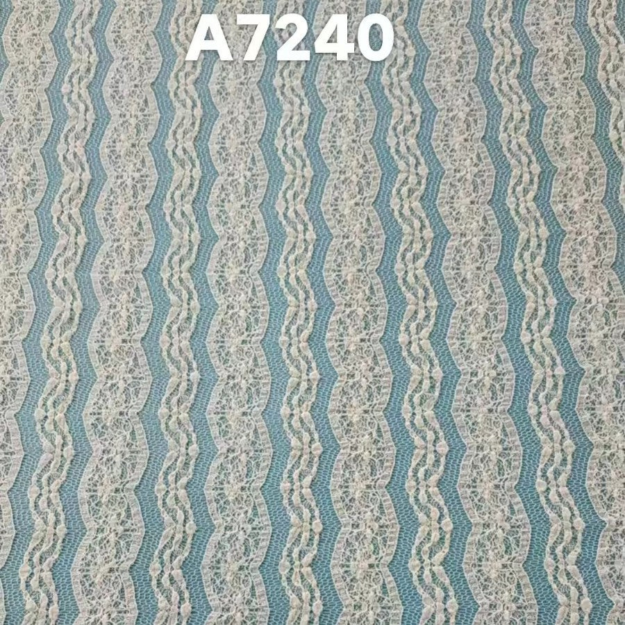 freedombeauty|Wavy Line Nylon Lace Fabric Floral Lace Fabric Base Women's Clothing Dress Lace Accessories Fabric