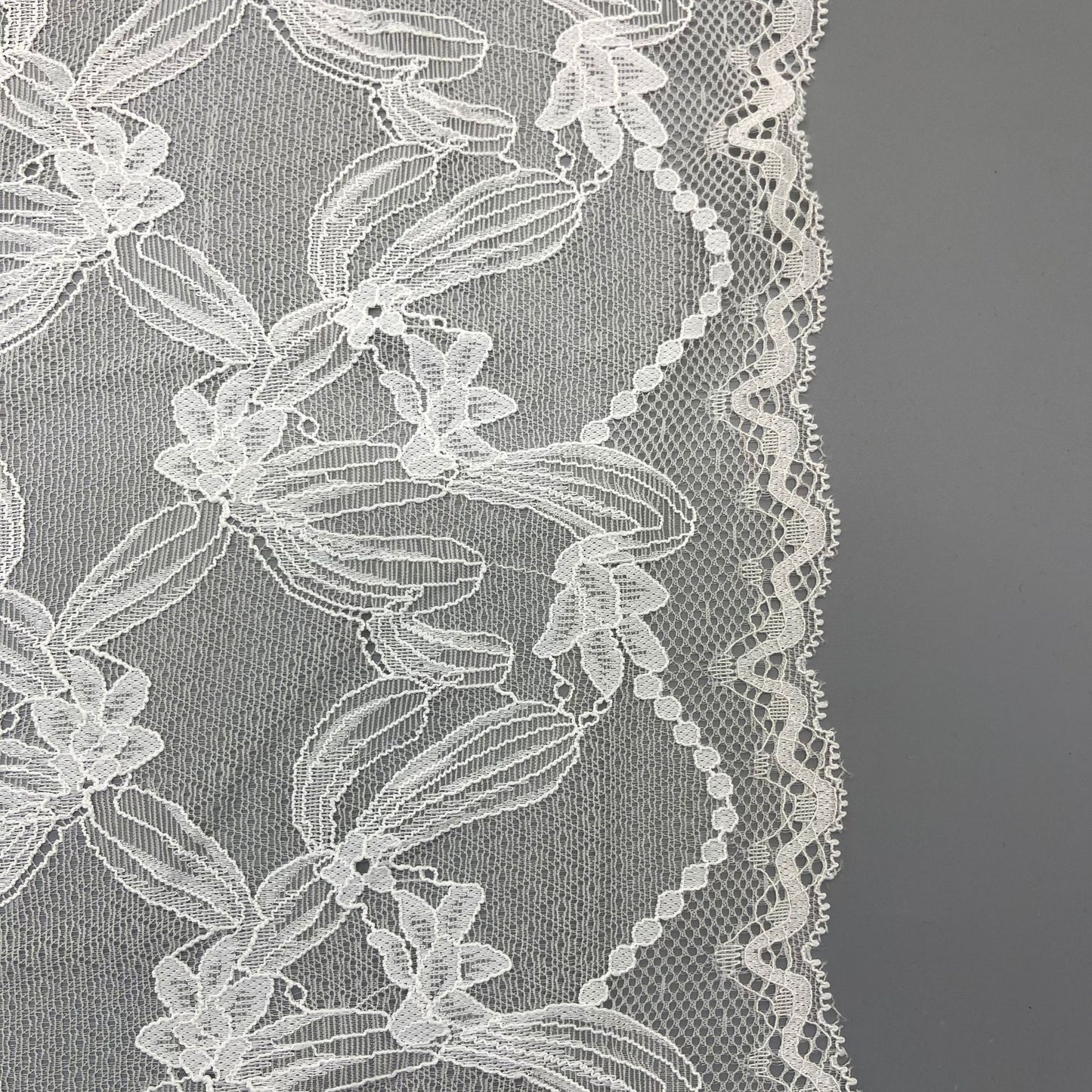 freedombeauty|23CM Elastic Lace Trim Suitable for High-end Wedding Dress Accessories