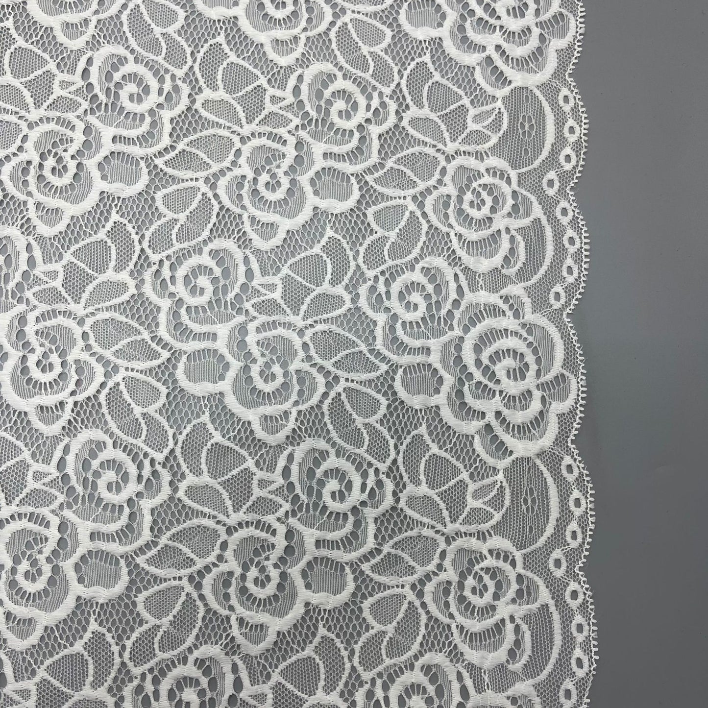 freedombeauty|42CM In Stock Supply Non-Elastic Lace Wide Trim DIY Wedding Dress Car Doll Trim