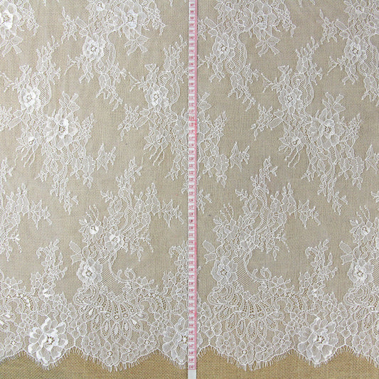 FREEDOMBEAUTY | Width 150cm Manufacturer spot eyelash lace, lace fabric, wedding accessories, nylon lace
