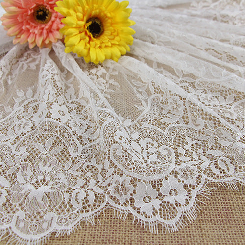 FREEDOMBEAUTY | 41cm factory wholesale lace lace clothing accessories, eyelash lace lace fabric, knitted lace strap