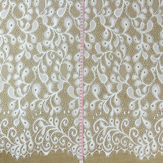 FREEDOMBEAUTY | 150cm full eyelash lace, lace fabric, nylon lace, collar lace wedding lace fabric