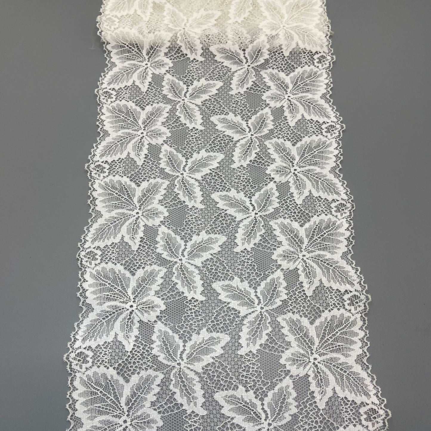 freedombeauty|18CM White Wedding Dress Lace Trim Elastic Hollow Lace Nylon Design DIY Lace E-commerce