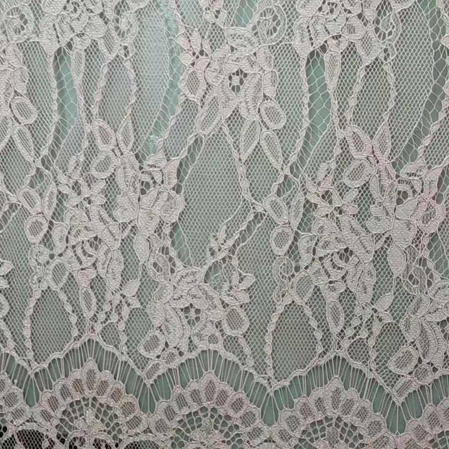 freedombeauty|Polyester Lace Fabric Eyelash Full S-Shaped Segment Long Eyelash Connective Wedding Dress Dress Shirt Decoration for Children