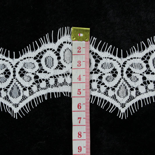FREEDOMBEAUTY | Lace eyelash lace accessories 5.5cm wide lace fabric, lace lace factory, wedding dress fabric
