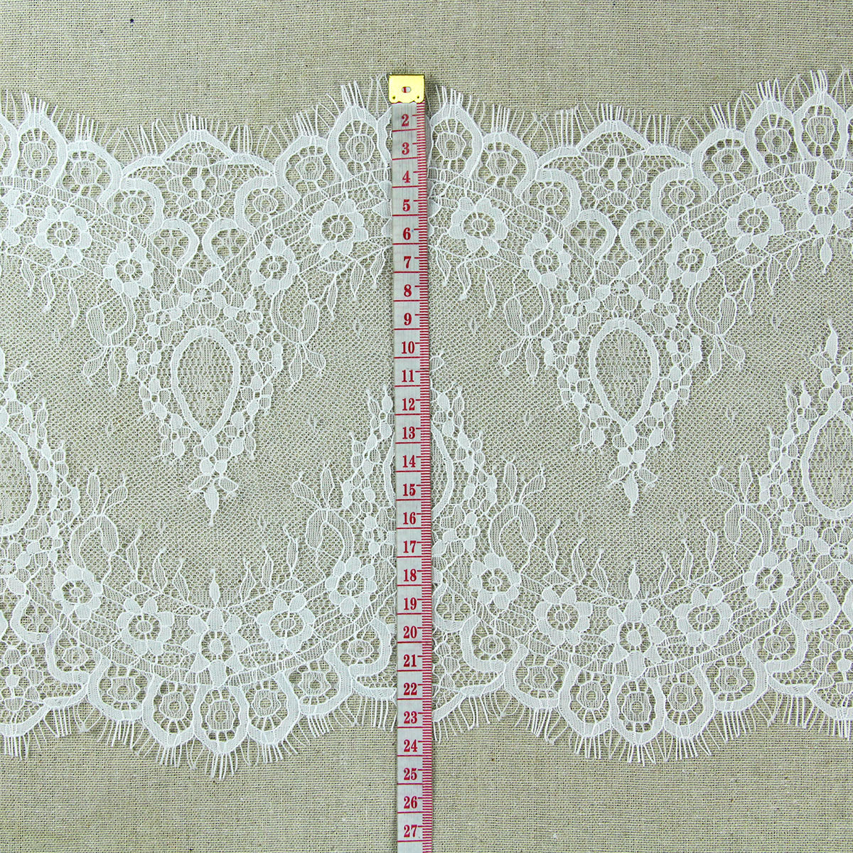 FREEDOMBEAUTY | Centipede Lace, Positioning Eyelashes Nylon Lace 24cm Computer Embroidery Lace Fabric Lace