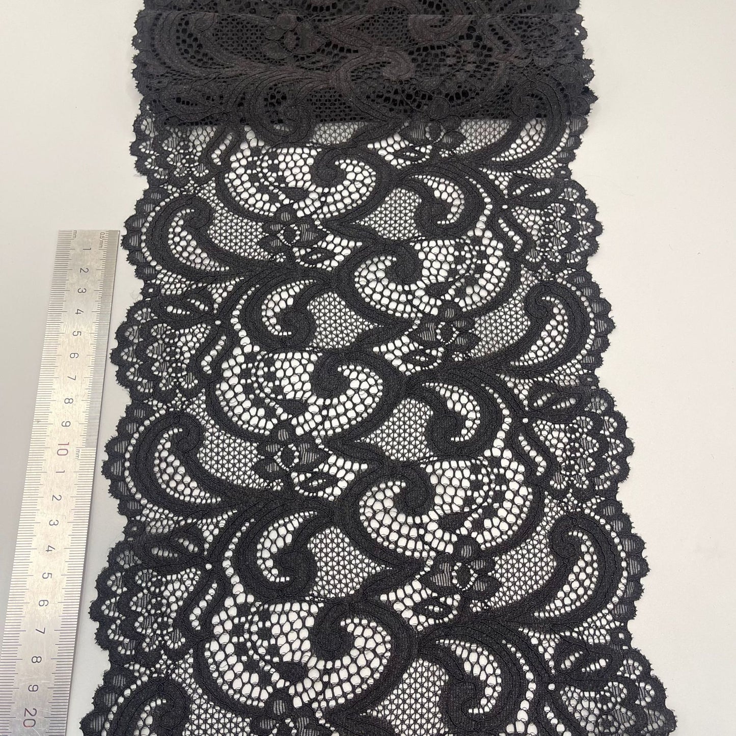 freedombeauty|21CM Lingerie Export Wedding Dress Handmade Lace White Elastic Hollow Lace Nylon Fabric Decoration