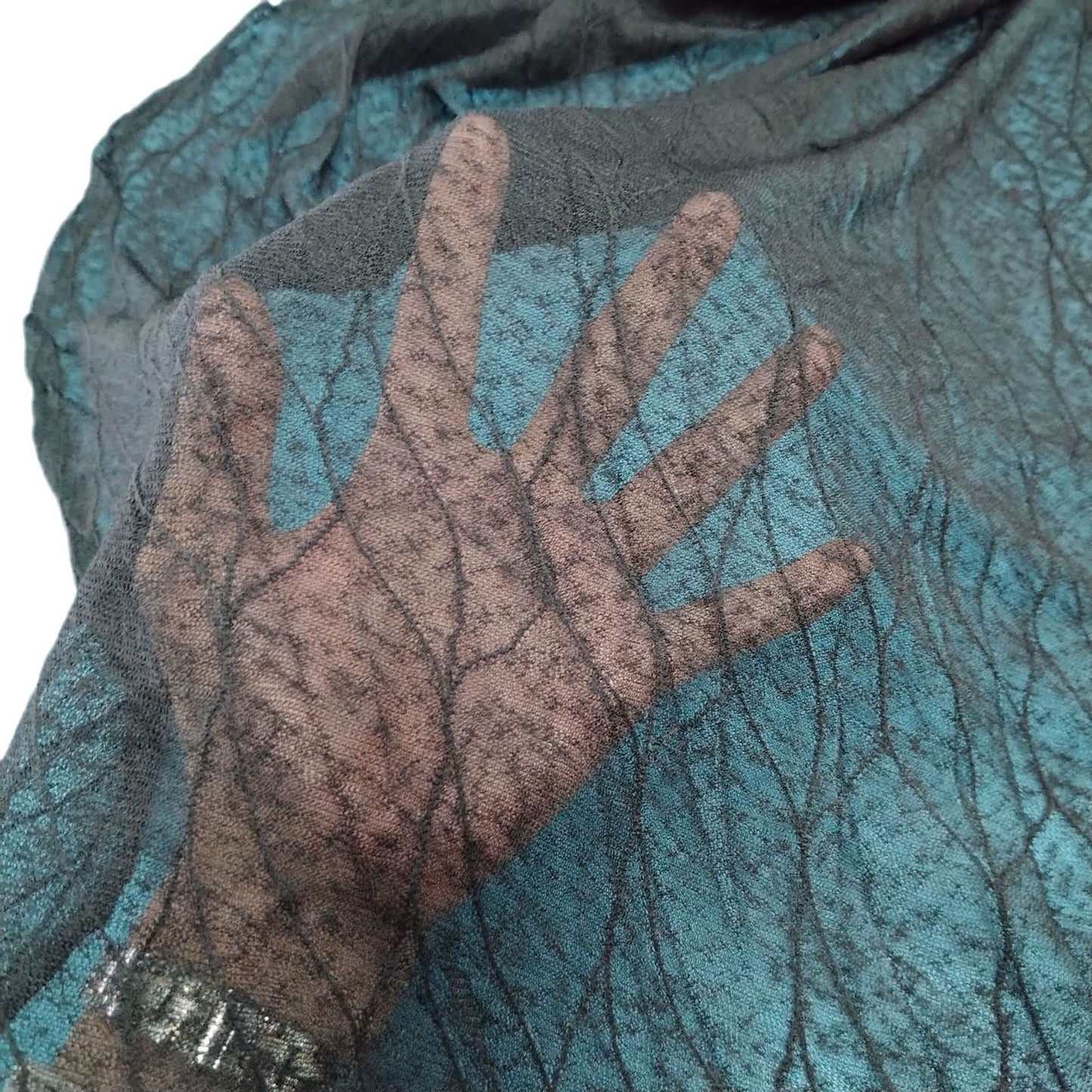 freedombeauty|2024 Hot Lace Fabric Thin Stripes Wedding Dress Dress Headwear Curtain Tablecloth Accessories Hollow Out