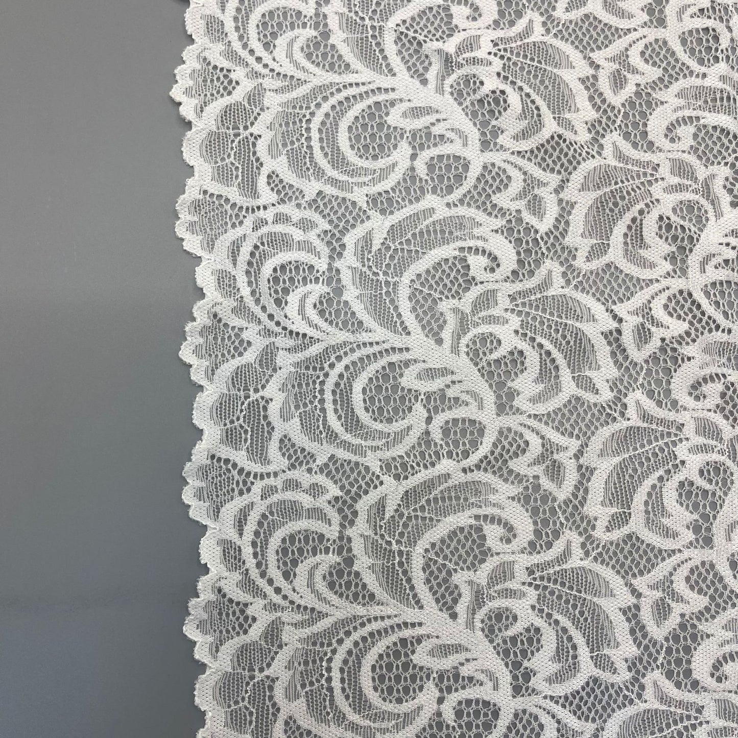 freedombeauty|23CM Elastic Wave Lace Trim for Lingerie Wedding Dress Accessories DIY Clothing Decoration