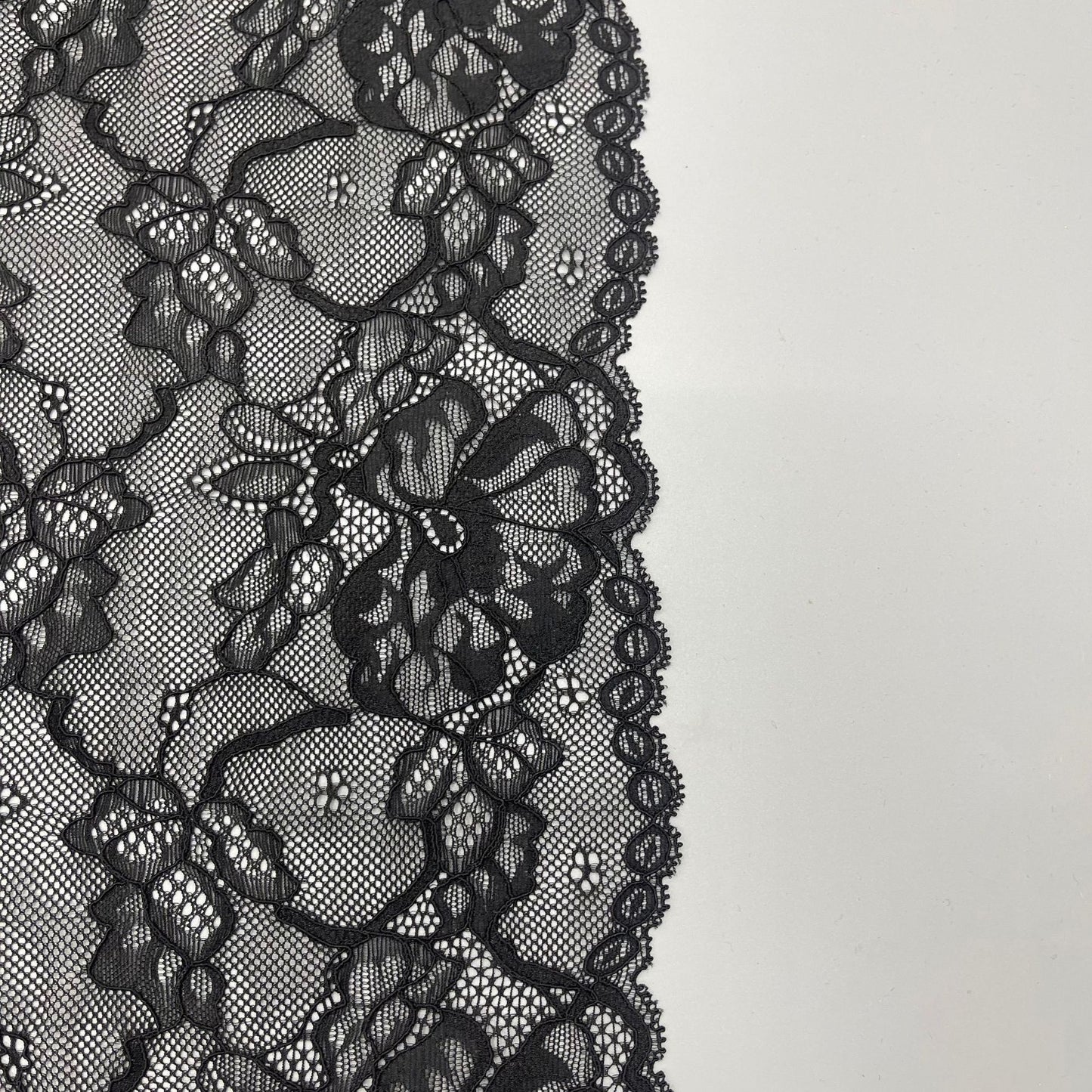 freedombeauty|22cm Wedding Dress Accessories High-Quality White Nylon Elastic Lace Hollow Trim Handmade
