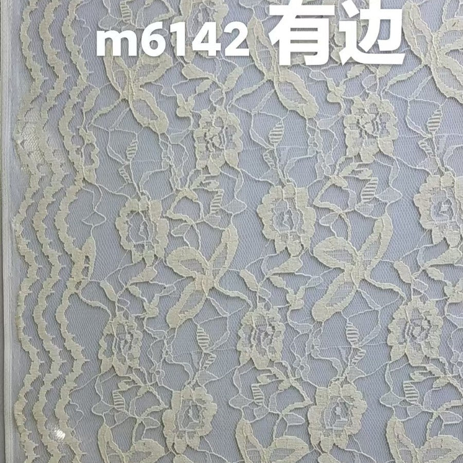 freedombeauty|In Stock Sexy Embroidered Lace Fabric for Dresses Women's Clothing Fabric Lace Cloth Brocade Cotton