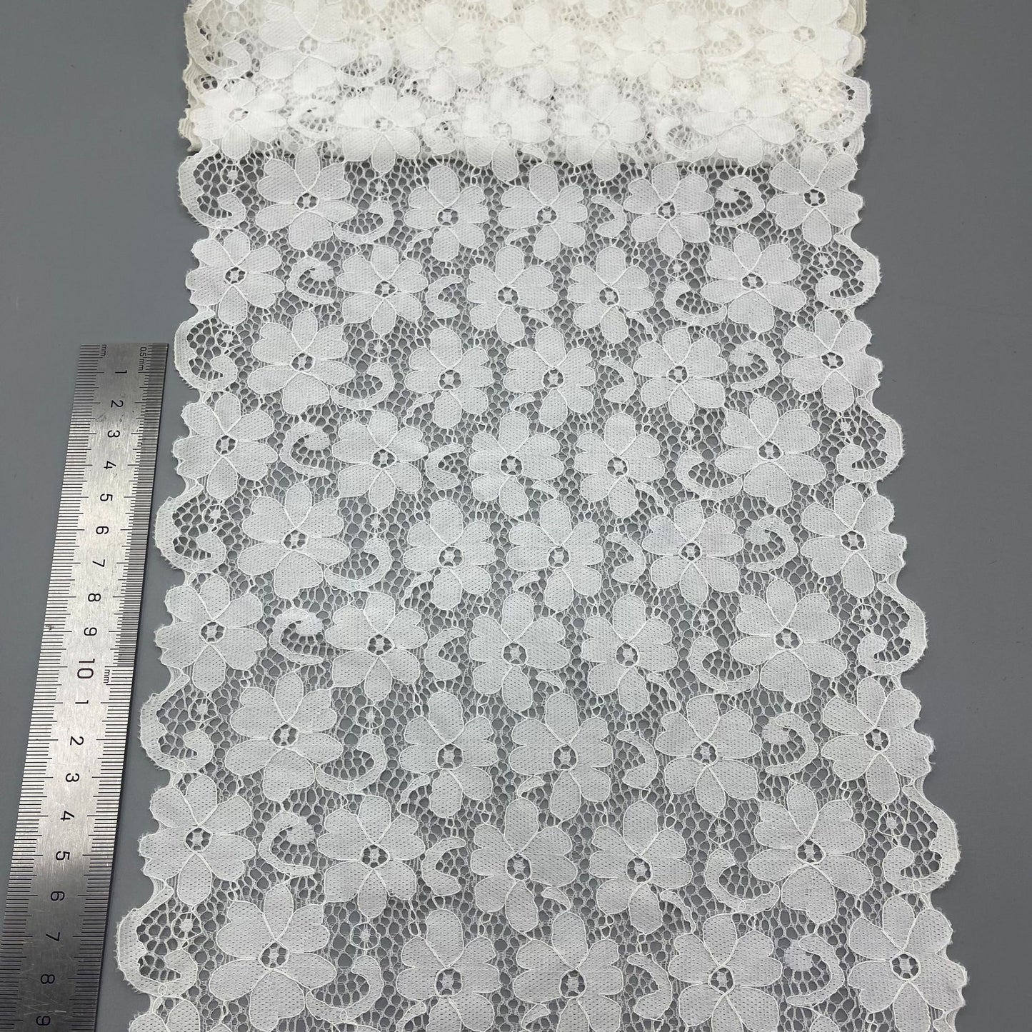 freedombeauty|21CM Lace Elastic Pressed Gauze Trim Nylon Silk Lingerie Neckline Pants Hem Trim