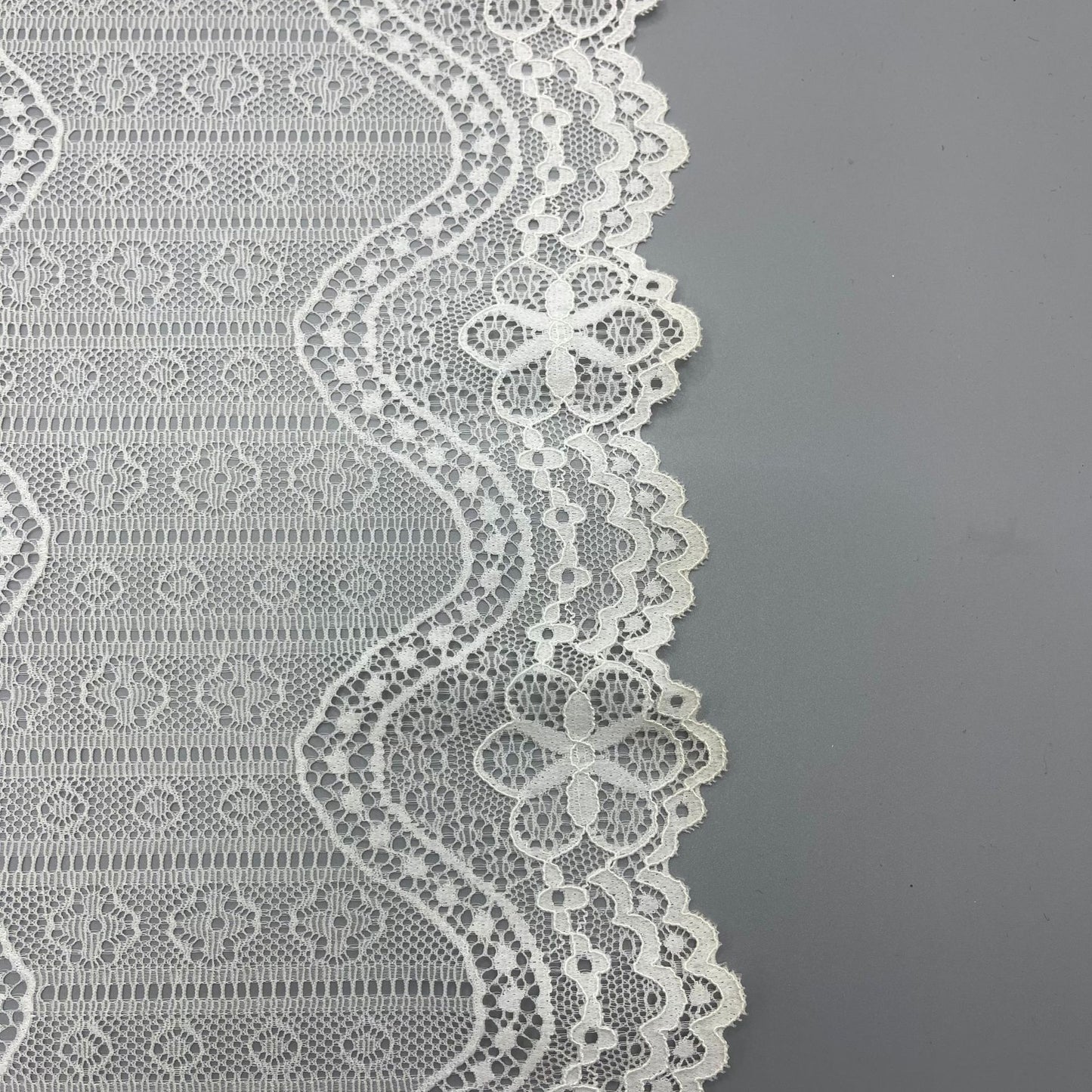 freedombeauty|18cm Lace Trim White Wedding Dress Lace Hollow Lace Nylon Lace Material DIY Handmade