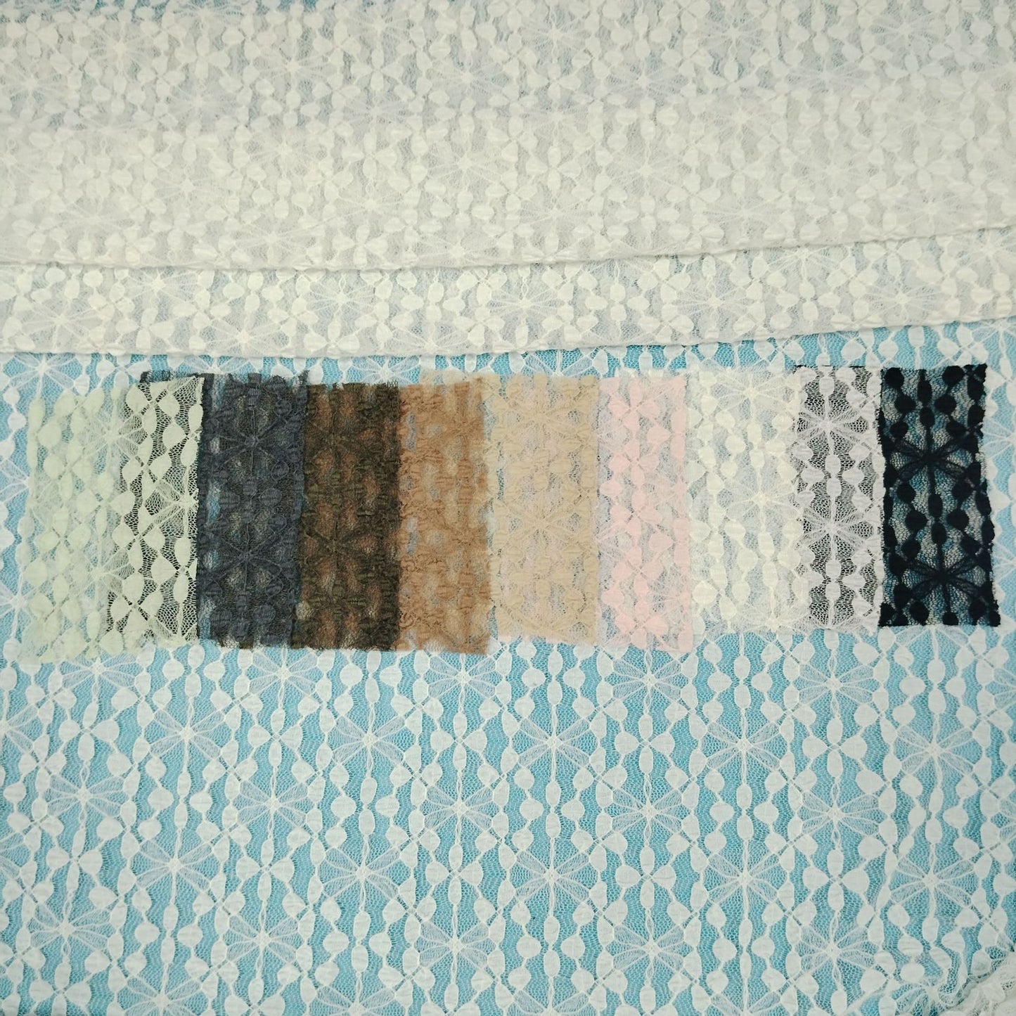 freedombeauty|Polyester Ammonia Bubble Fabric with Textured Small Dot Lace Fabric for Wedding Dresses, Women's Dresses, Children's Dresses, Fashionable Lace Fabric