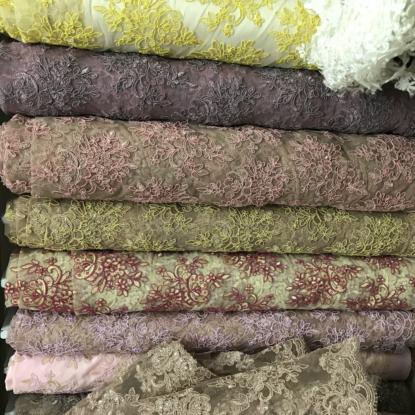 Freedombeauty | Supply Lace Car Strand Fabric Contrast Color B388 Wedding Dress Fashion Accessories