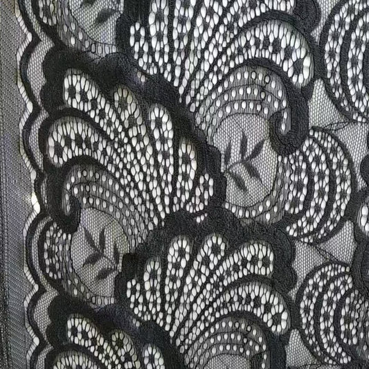 freedombeauty|Nylon Lace Fabric Dot Hollow Mesh Elastic Full Wedding Dress Base Children's Dress Decoration Pocket T