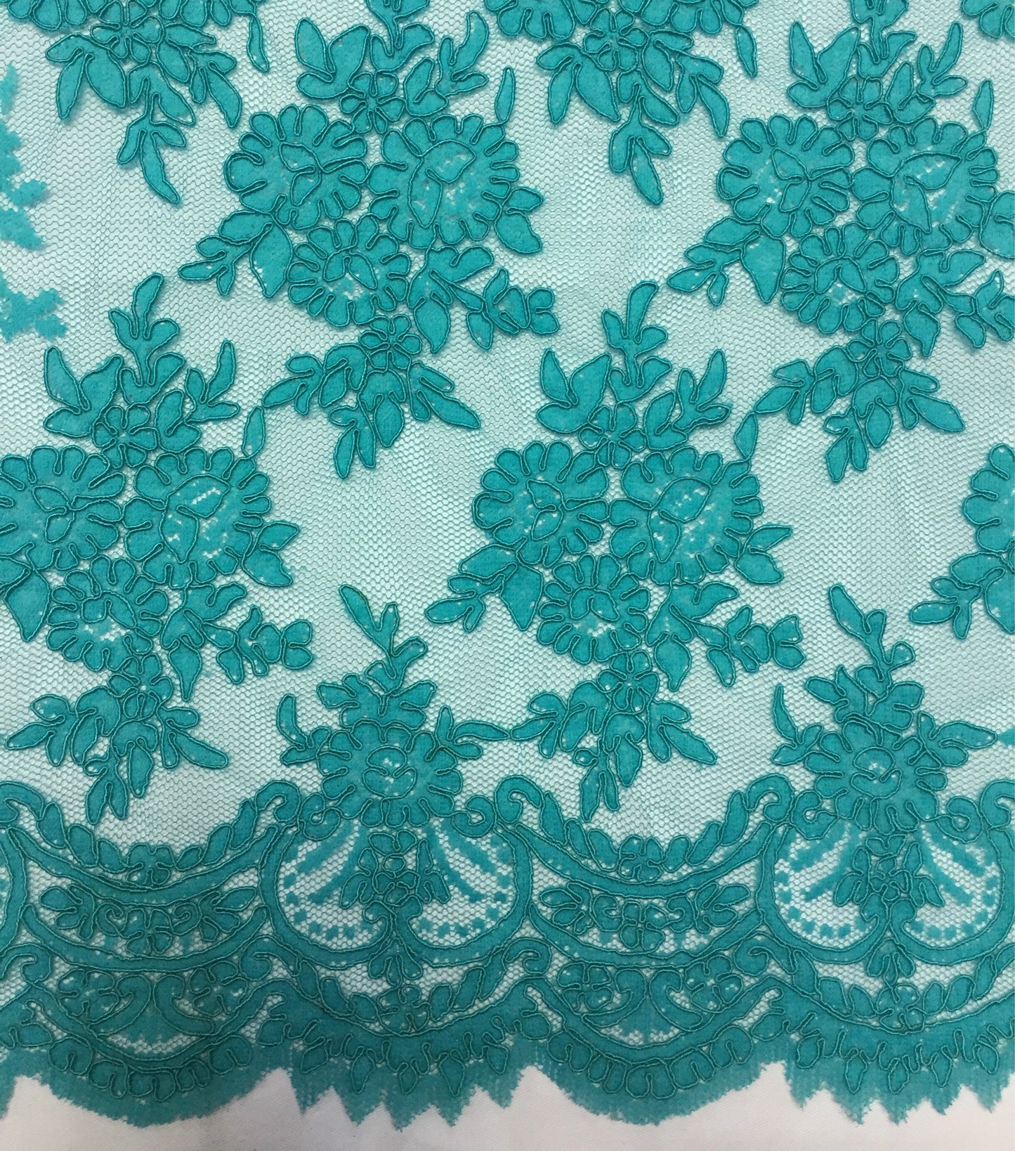 Freedombeauty | Supply Car Strand Lace Veil Skirt Lace Accessories Three-Dimensional Bone Thread Lace Fabric Wedding Dress Fabric