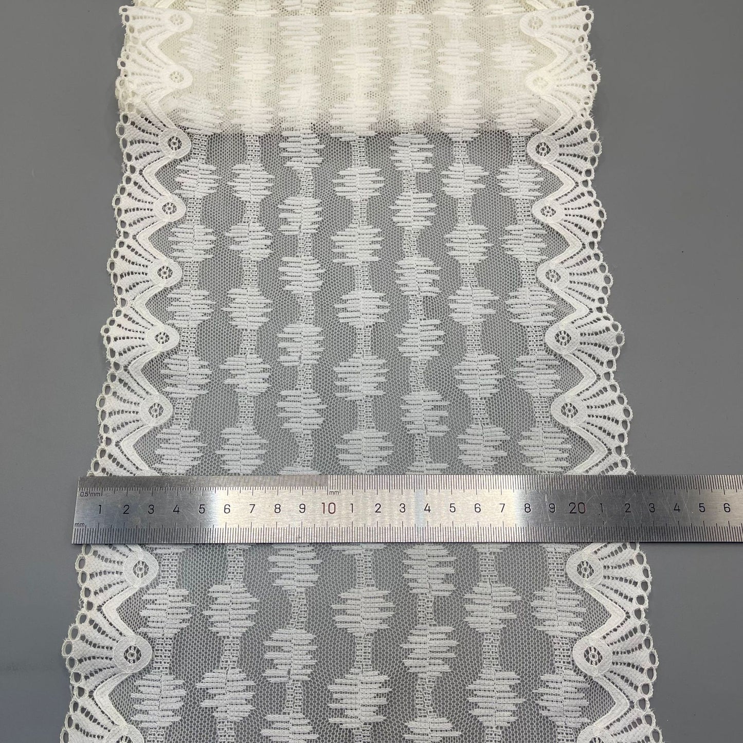 freedombeauty|22CM High Elasticity Lace Trim for Sexy Lingerie and Wedding Dress Decoration Supplies