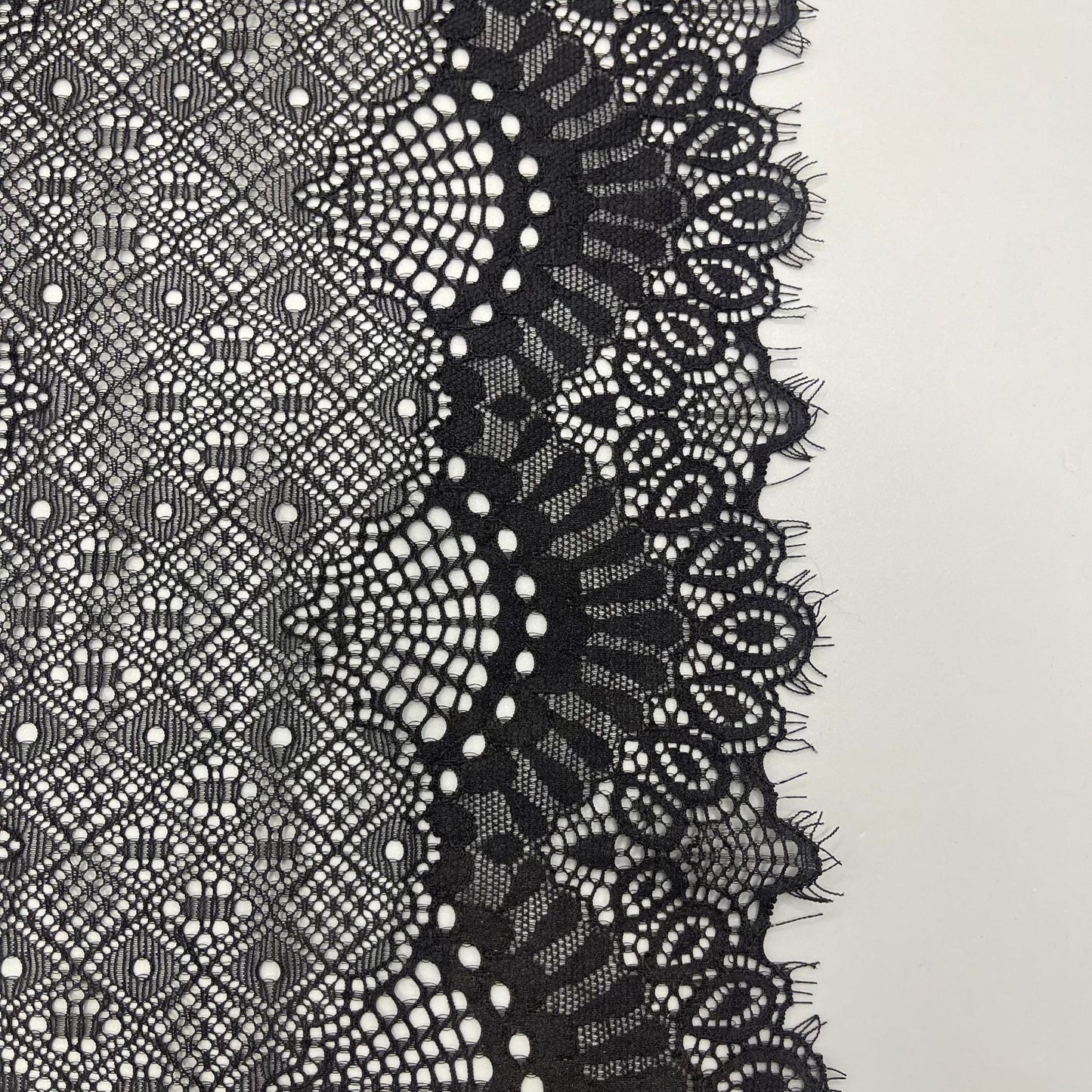 freedombeauty|20CM Elastic Eyelash New Hollow Fabric Eyelash Lace DIY Wedding Dress Lingerie Lace Trim