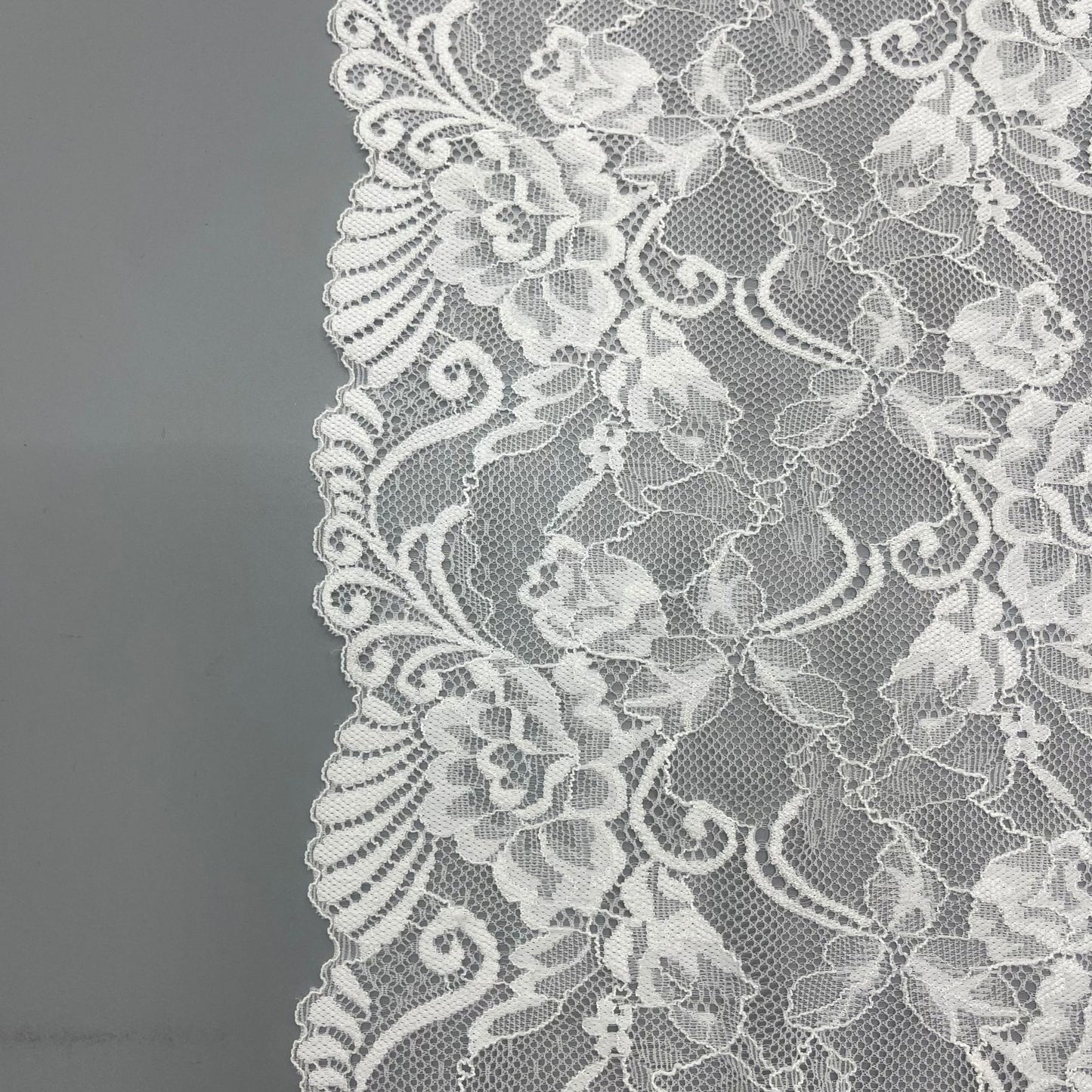 freedombeauty|18CM Elastic Hollow Lace Trim DIY Wedding Dress Clothing Lingerie Accessories Home Textile Fabric