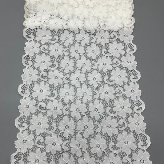 freedombeauty|21CM Lace Elastic Pressed Gauze Trim Nylon Silk Lingerie Neckline Pants Hem Trim