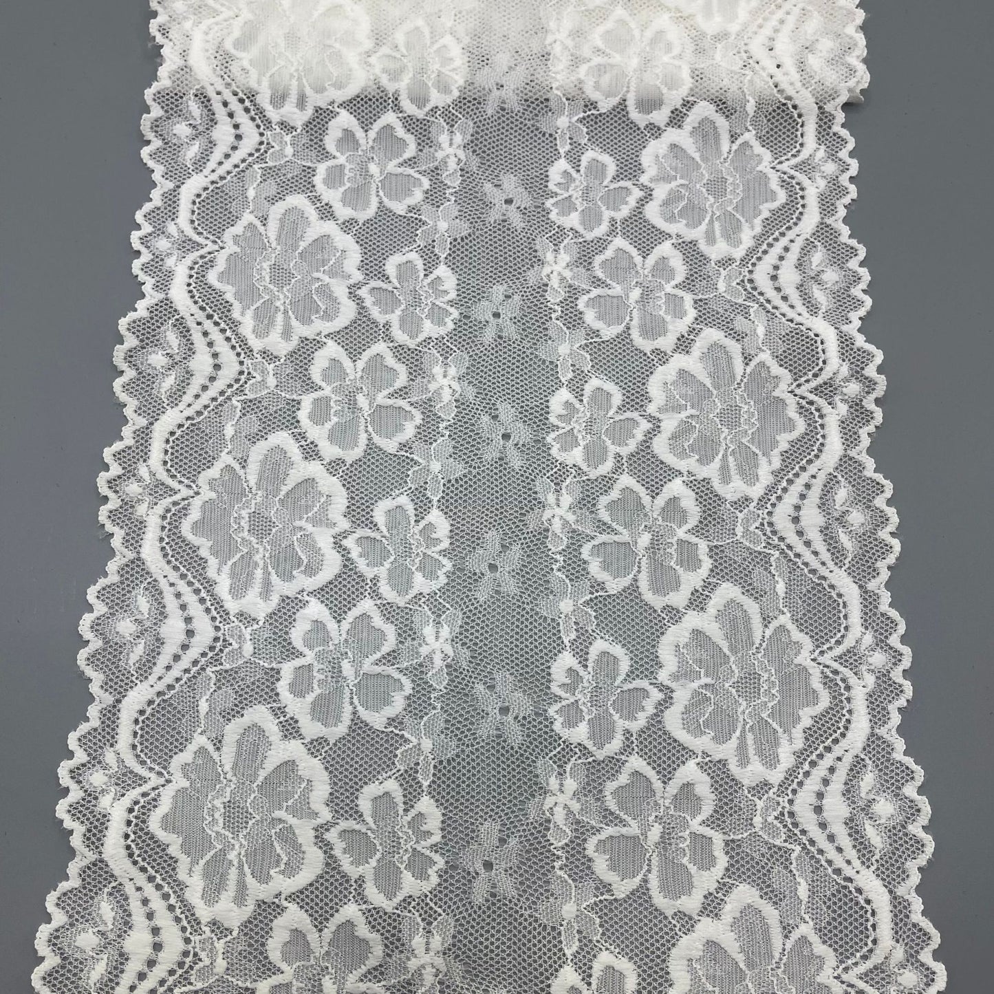 freedombeauty|21cm Customizable Wedding Dress Handmade Accessories White Nylon Hollow Lace Design DIY Lace Cuffs