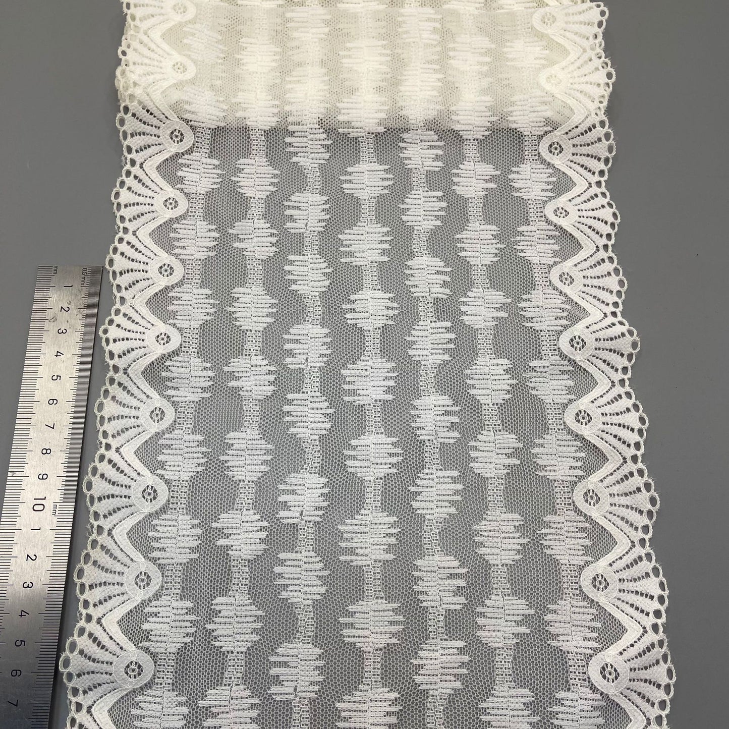 freedombeauty|22CM High Elasticity Lace Trim for Sexy Lingerie and Wedding Dress Decoration Supplies