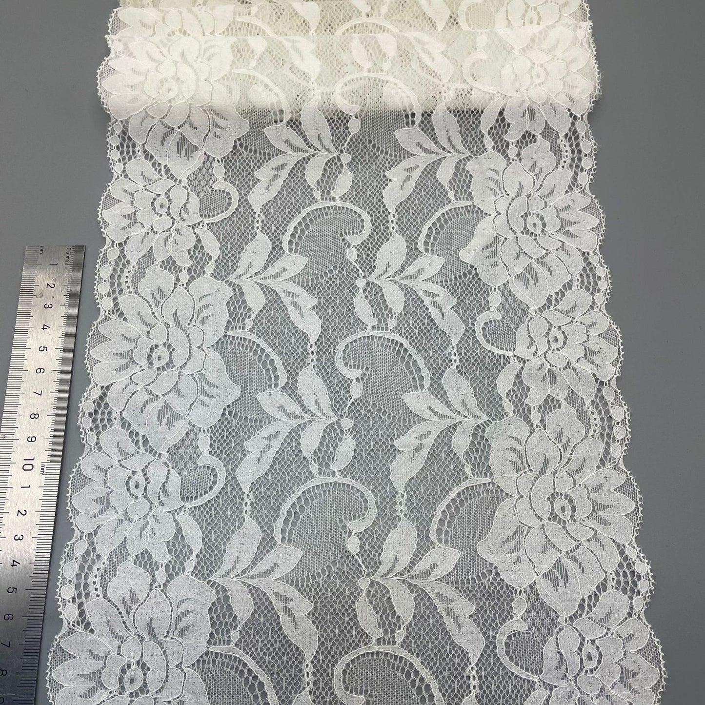 freedombeauty|23CM Nylon Wedding Dress Accessories White Elastic Hollow Lace Handmade Trim Panty Accessories