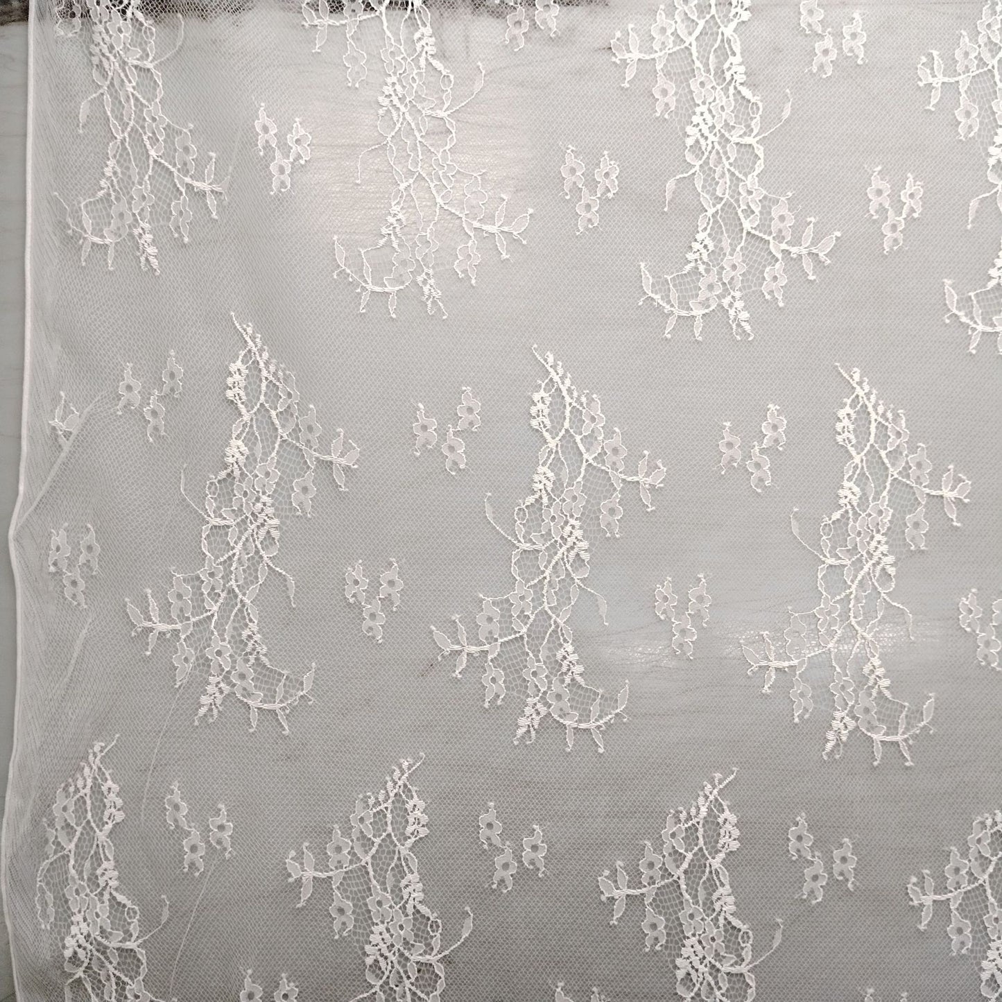 freedombeauty|Non-Elastic Cotton Lace Fabric with Cut Threads, Floral Hollow Mesh Clothing Accessories, Underwear Composite Children's Wear