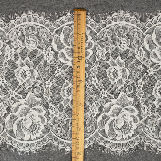 FREEDOMBEAUTY | 30cm eyelash lace, eyelash lace lace fabric, knitted lace underwear, eyelash lace lace
