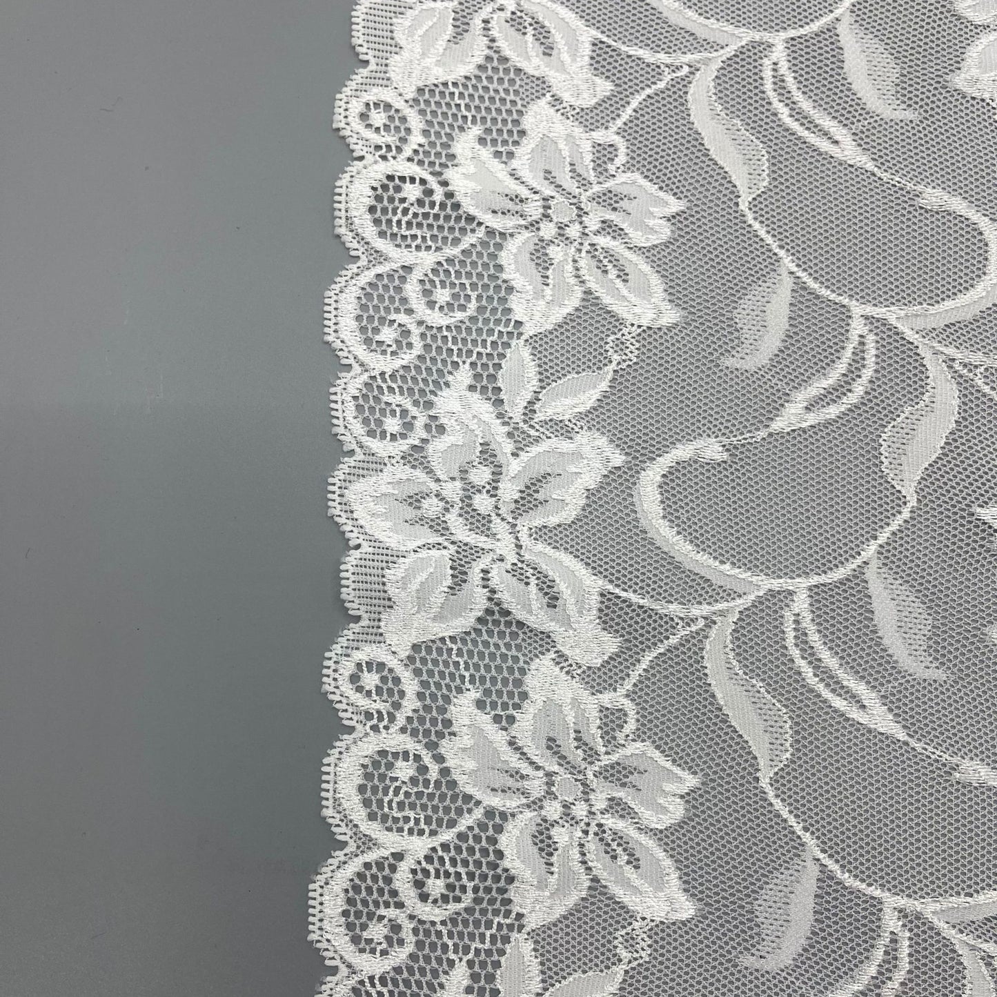 freedombeauty|20CM White Hollow Lace Trim Nylon Lace Accessories Handmade Wedding Dress Decoration Lace