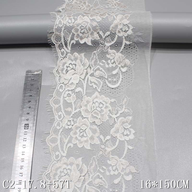 freedombeauty | Lace Trim Crown Single Edge Wave Soft Non-Elastic Computer Embroidered Clothing Accessories Eyelash