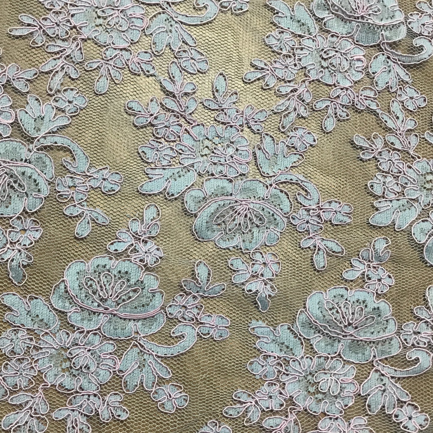 Freedombeauty | Contrast Color Concave Computer Embroidery Car Bone Thread Lace Fabric Bottom Cloth Bone Thread Optional