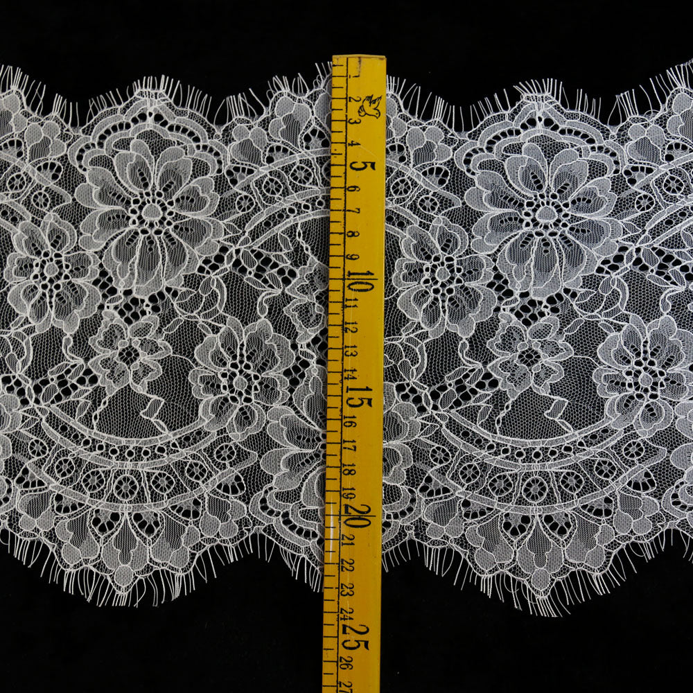 FREEDOMBEAUTY | 23cm Korean version of the popular eyelash lace, the star has the same eyelash lace, sexy pajamas lace fabric