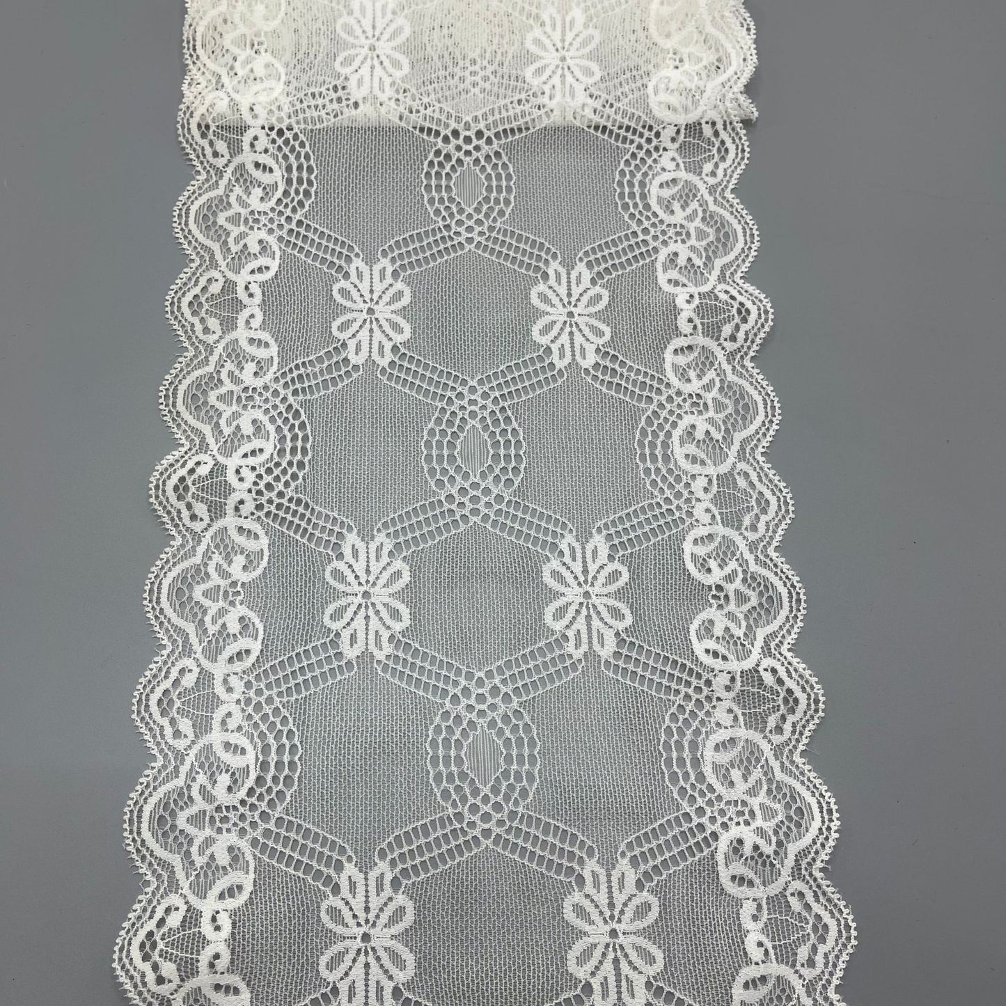 freedombeauty|18CM Nylon Lace Fabric Stretch Hollow Out Dress Sleepwear Lingerie Wedding Dress Accessories