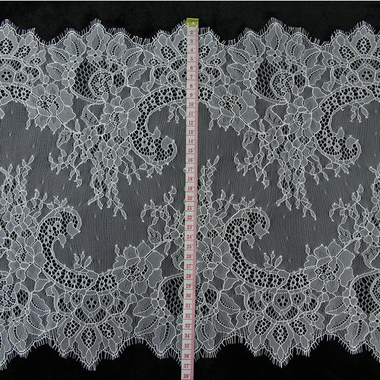 FREEDOMBEAUTY | 36cm wide eyelash lace, lace fabric, lace fabric, wedding lace fabric, curtain lace