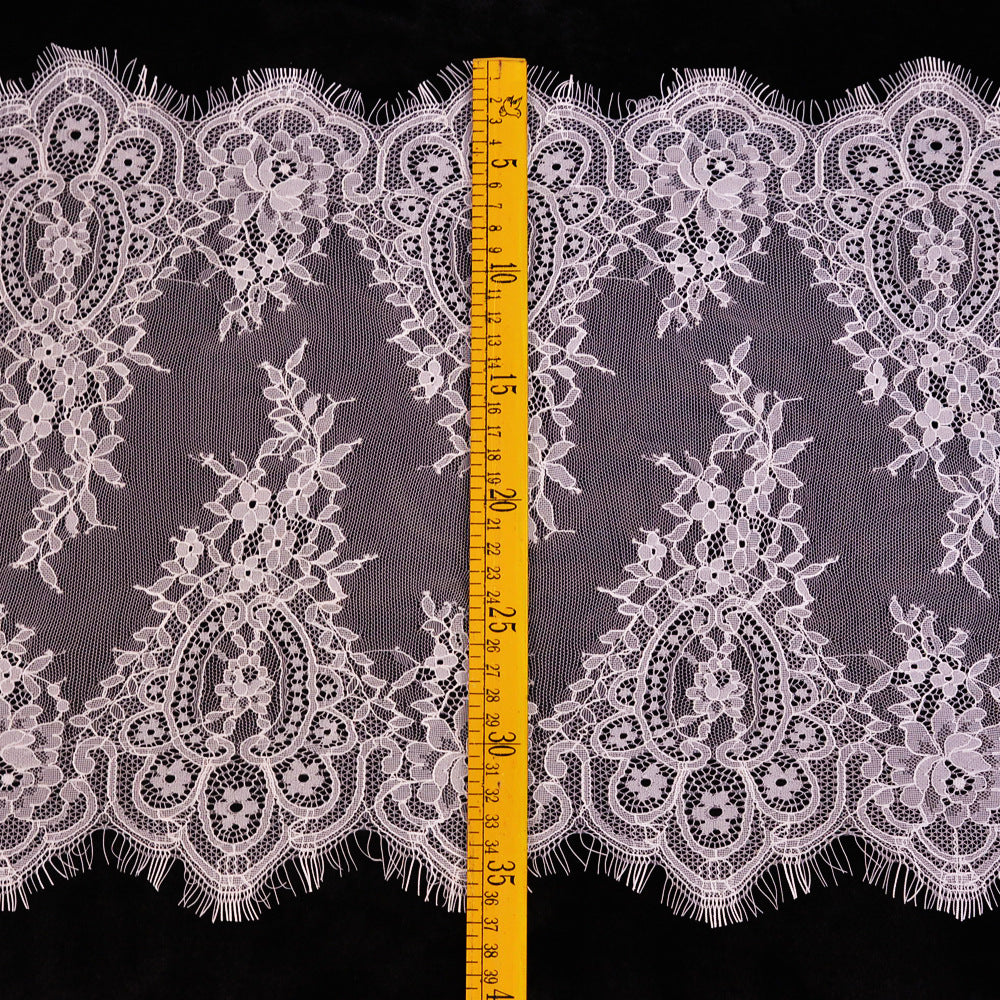 FREEDOMBEAUTY | 37cm Girl Tube Top W Flower Lace, Kawaii Sexy Eyelash Lace, French Sleeve Lace