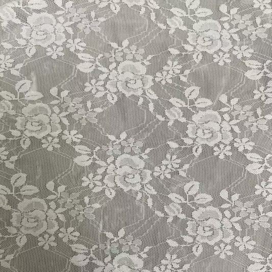 freedombeauty|Hot Selling Nylon Small Rose Lace Fabric Women's Base Shirt Pajamas Dress Lace Fabric Fashion Lace