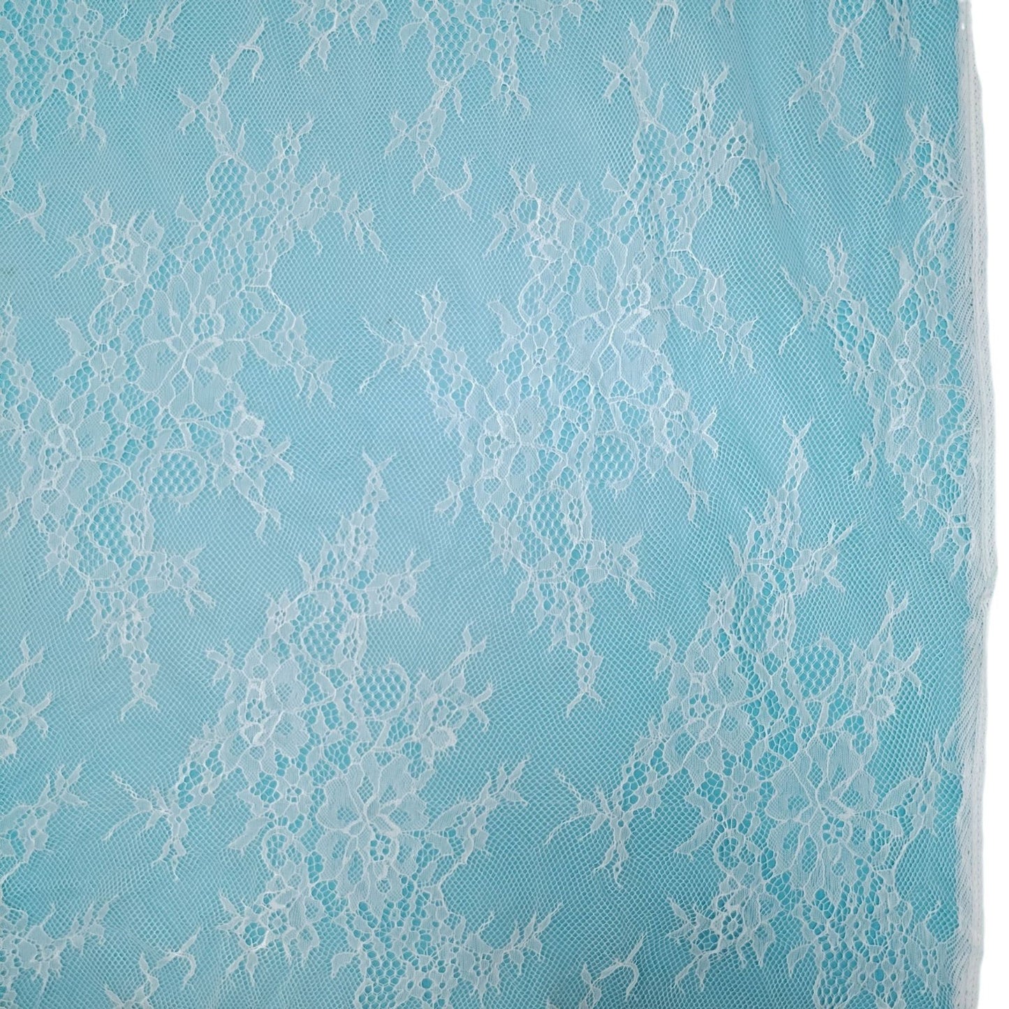 freedombeauty|New Full Polyester Non-Stretch Embroidered Jacquard Lace Fabric Sequin Trim Mesh European African Dress Skirt Fabric