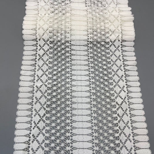 freedombeauty|22CM In Stock Elastic Lace Trim for Wedding Dresses Suitable for Clothing Accessories