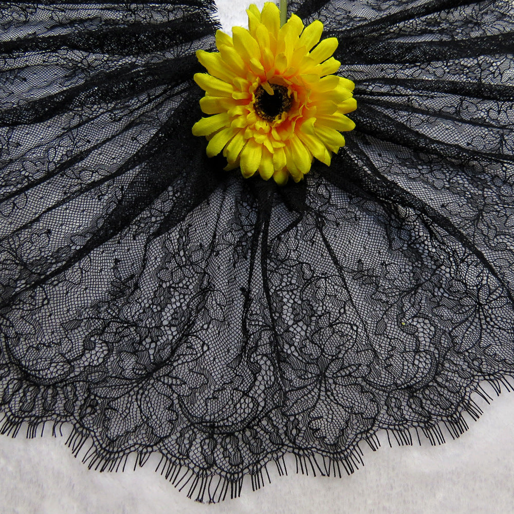 FREEDOMBEAUTY | 25cm eyelash lace, western meal decorative cloth, armchair decorative cloth, table flag chair yarn lace